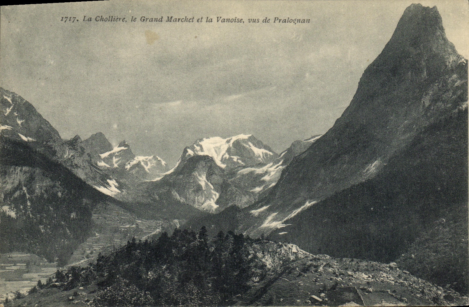 CPA La Cholliere le Grand Marche et la Vanoise Vus de Pralognan