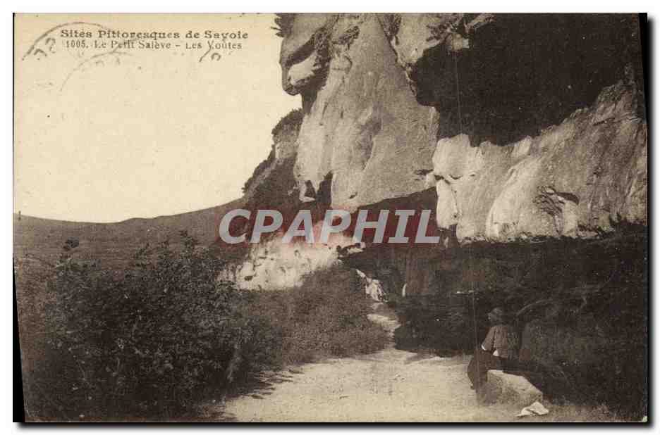 CPA le petit Saleve Les voutes