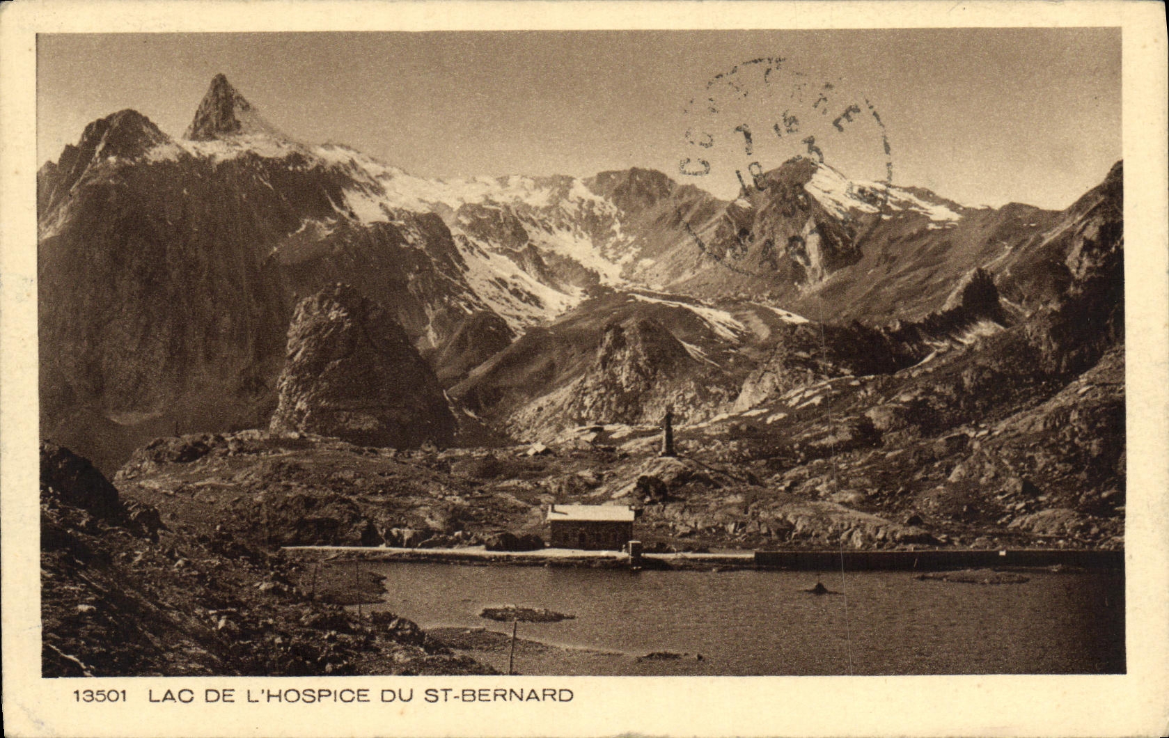 CPA Lac De L Hospice Du St Bernard