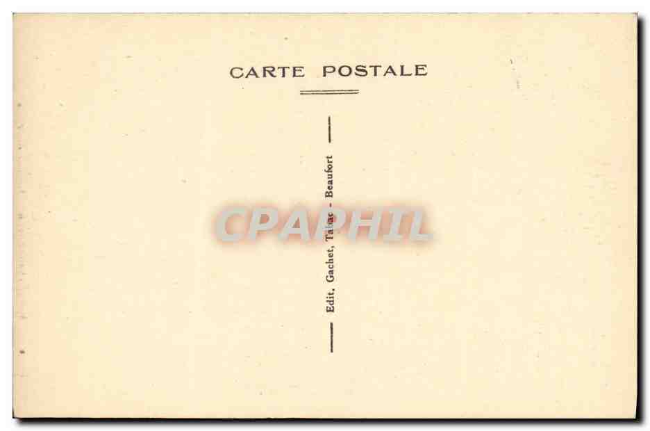 CPA Beaufort Sur Doron Interieur de L Eglise — Rückseite