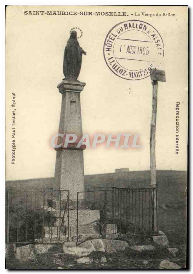CPA Saint Maurice Sur Moselle La Vierge du Ballon