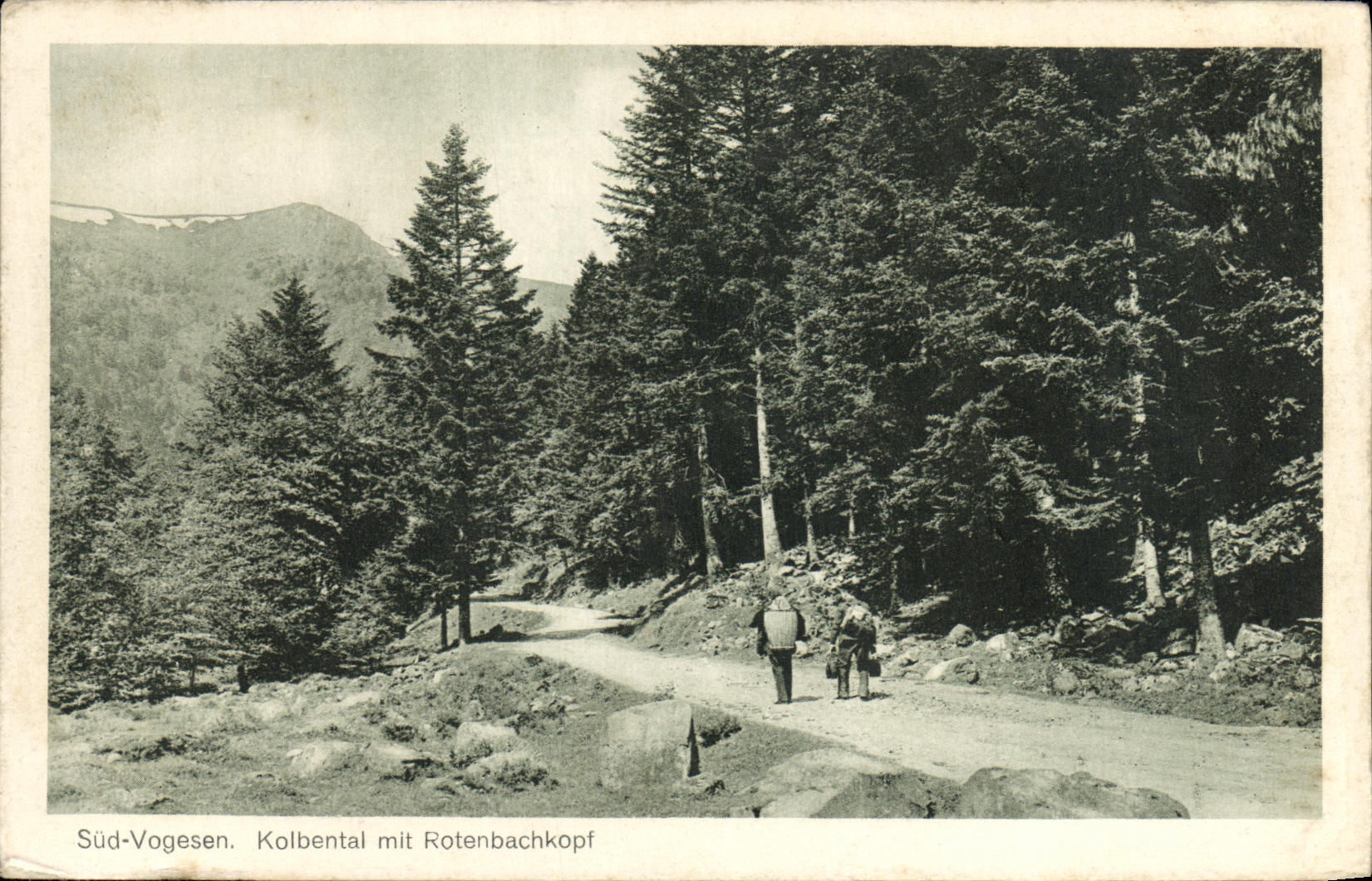 Süd-Vogesen. Kolbental mit Rotenbachkopf — Haastone Druckerei, 118, Fribourg-Habuech