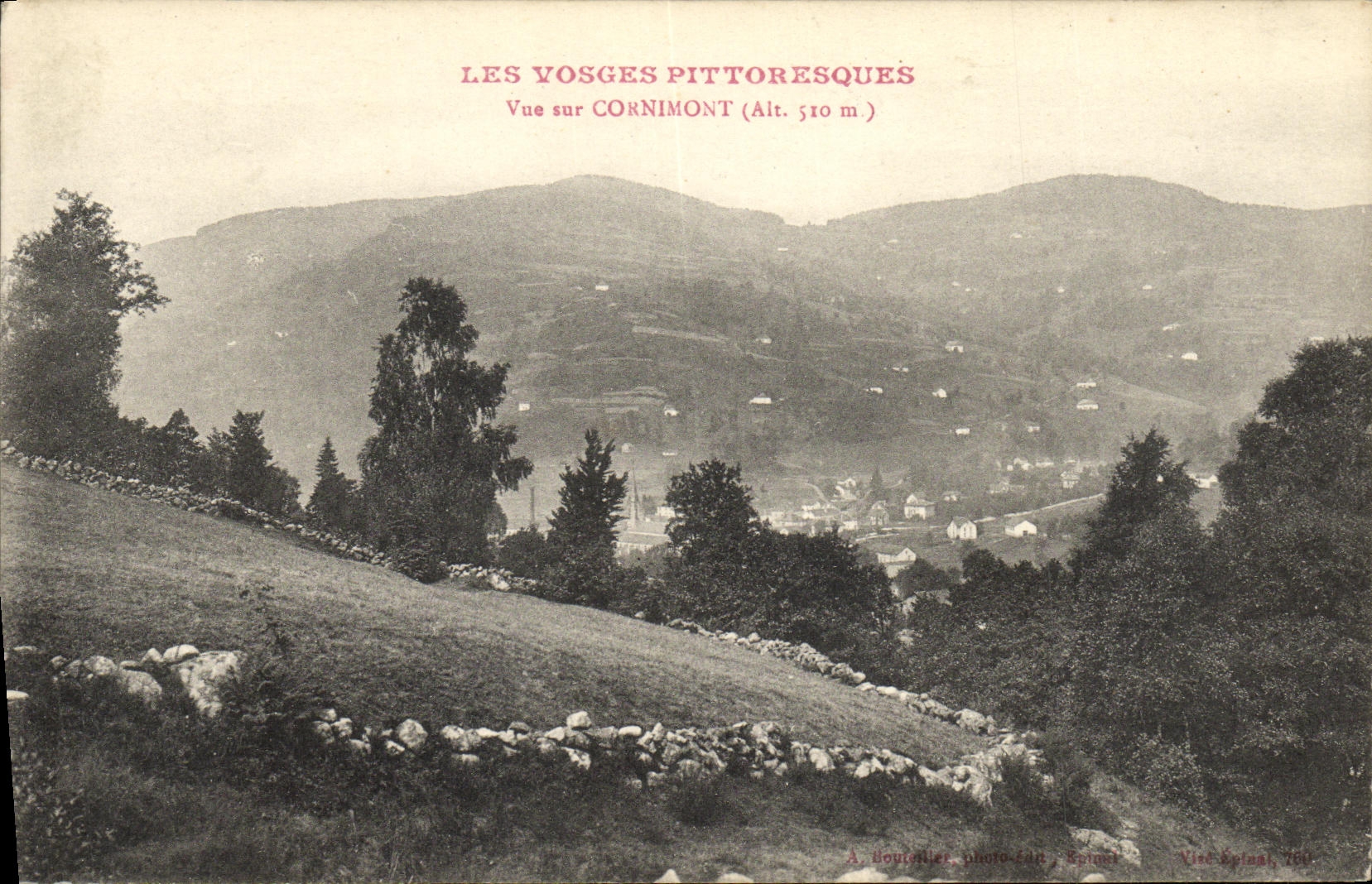 CPA Les Vosges Pittoresques Vue Sur Cornimont 