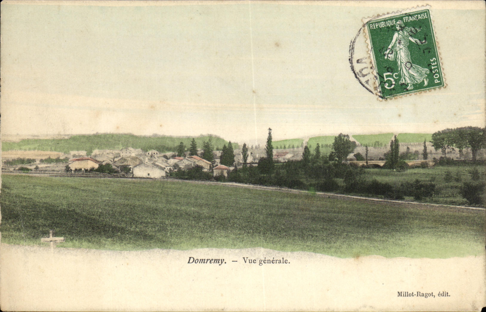 CPA Domremy Vue Generale