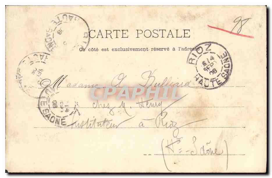 CPA Domremy Vue Generale — Rückseite
