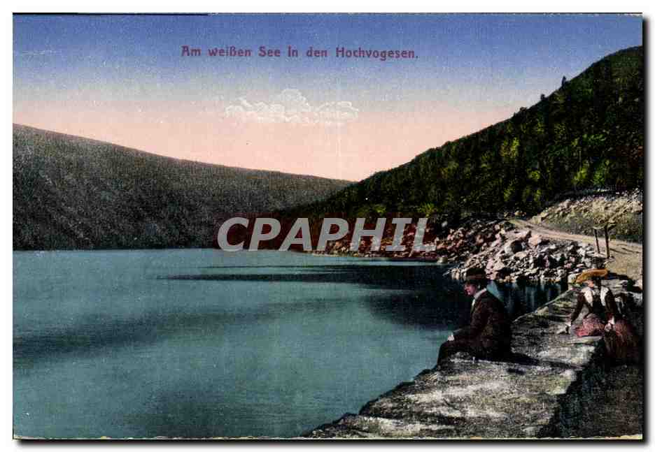 CPA Am weissen See in Den Hochvogesen