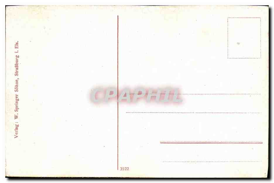 CPA Altweier Mit Blick Auf Den Brezouard paysans  — Rückseite