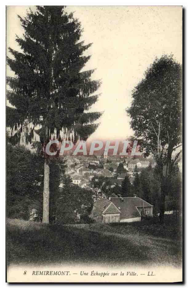 CPA Remiremont Une Echappee Sur la Ville