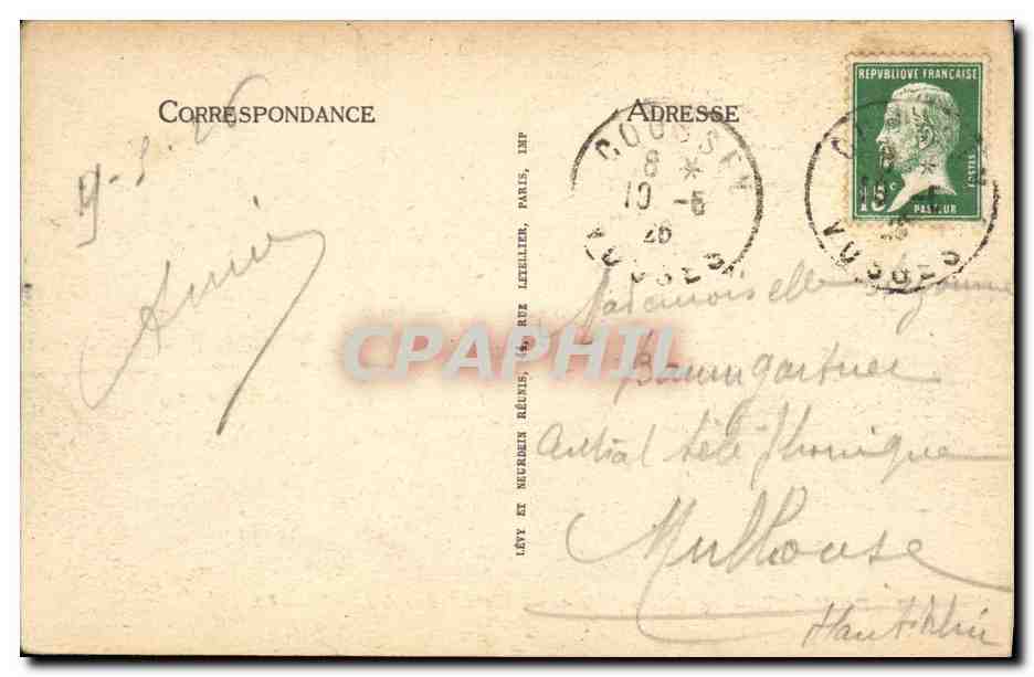 Domrémy — La Maison de Jeanne d'Arc et Statue de Mercié — LL n°12 — Reverso