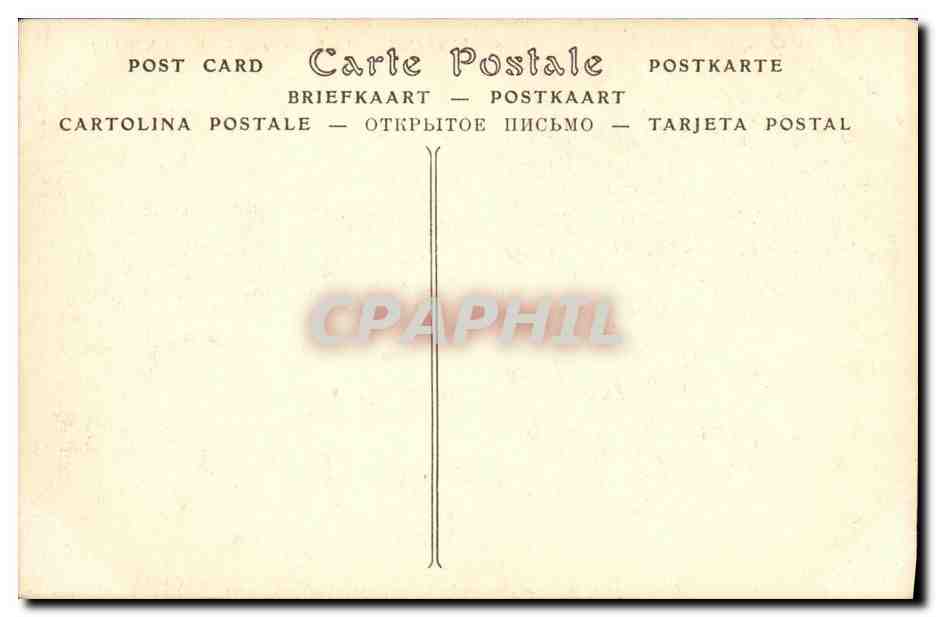 CPA Bussang La Vallee de la Hutte — Rückseite