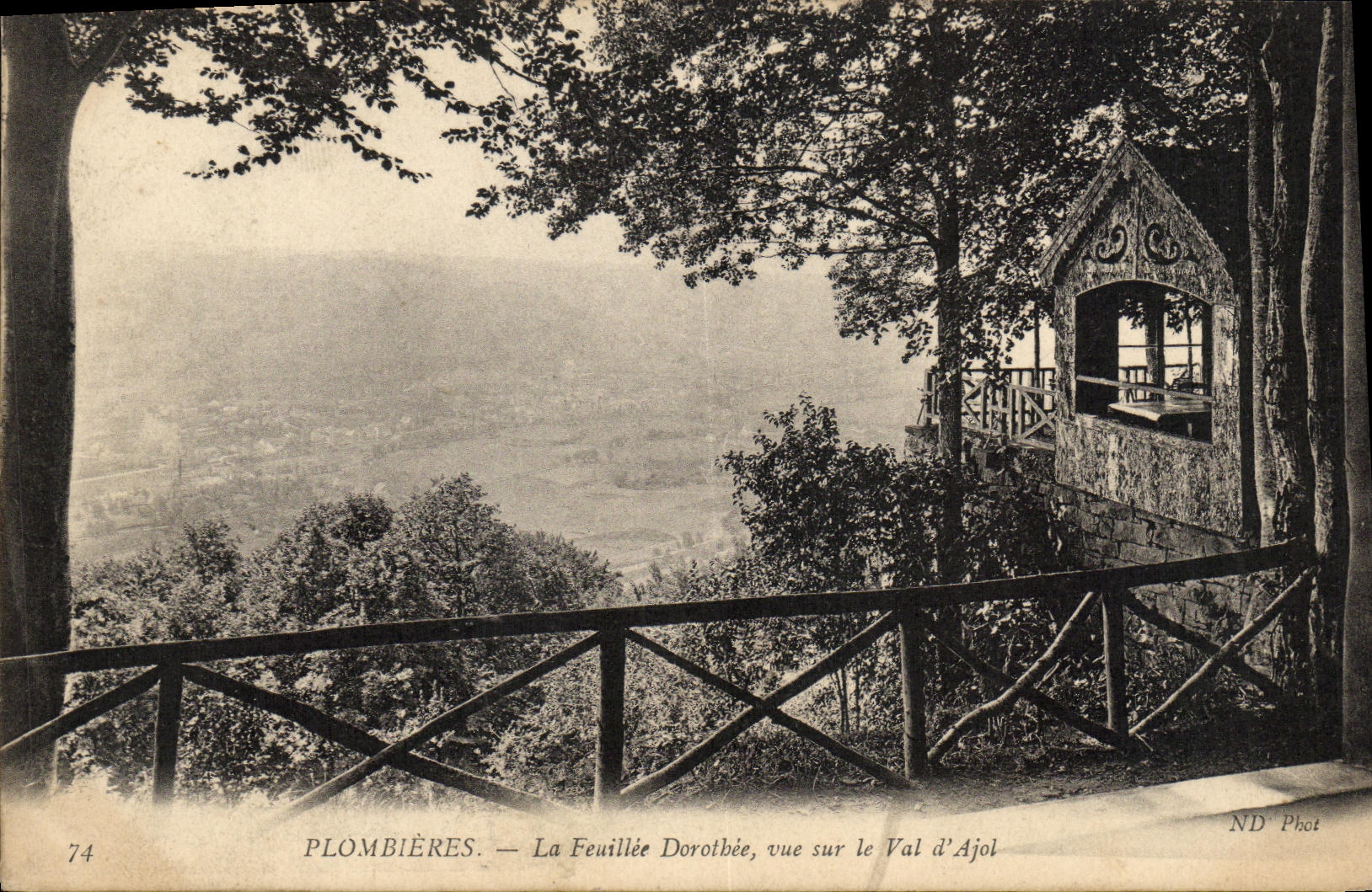 CPA Plombieres La Feuillee Dorotbee Uve Sur Le Val d Ajol