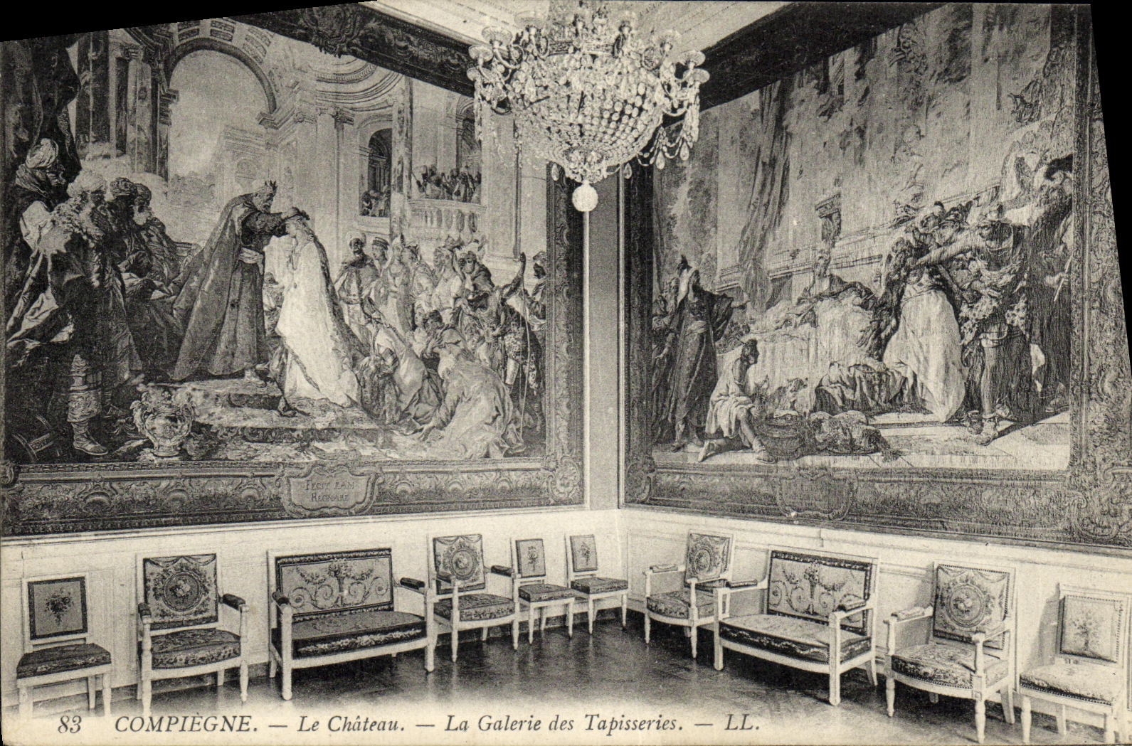 Compiègne — Le Château — La Galerie des Tapisseries — LL.