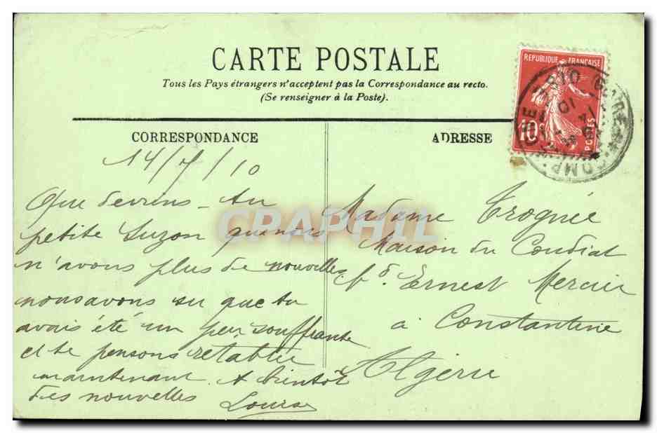 Compiègne — Le Château — La Galerie des Tapisseries — LL. — Reverso