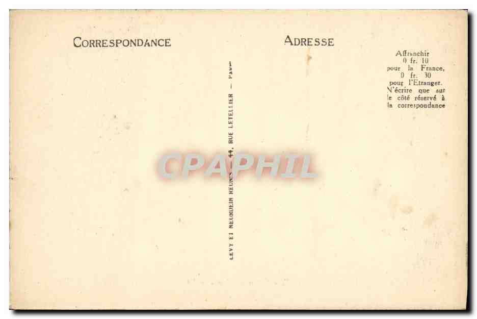 CPA Compiegne Le Chateau Salon de Repos — Verso