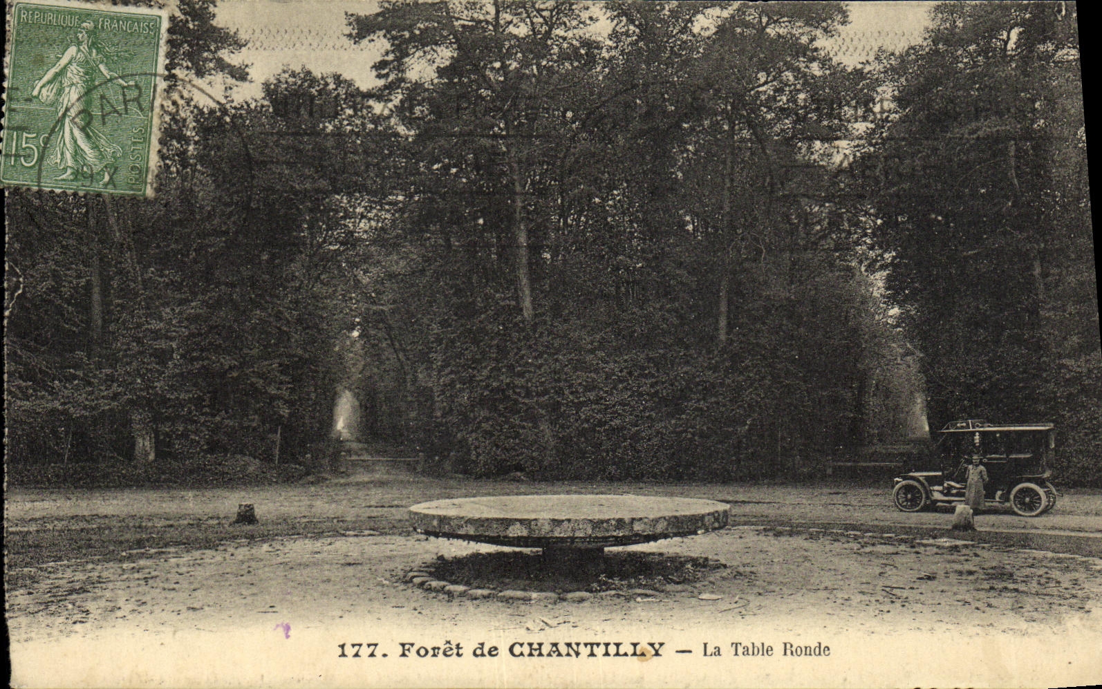 Forêt de Chantilly — La Table Ronde — Éditeur : C. P. M. n° 177