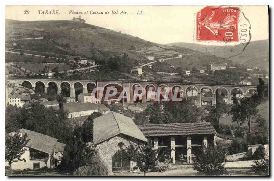 CPA Tarare Viaduc et Coteau de Bel Air