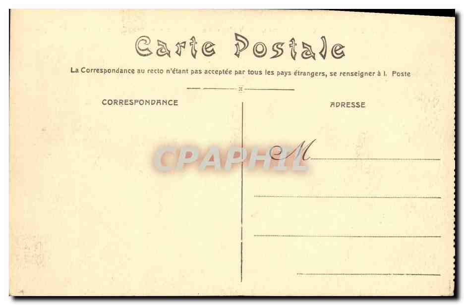 CPA Couzon Au Mont d or Vallee de la Saone Entre Couzon et Rochetaillee — Rückseite