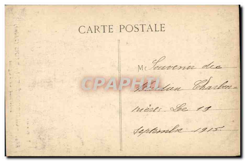 Charbonnières-les-Bains (Rhône) — Intérieur de l'Église — Fayé, éditeur, n° 2044 — Verso