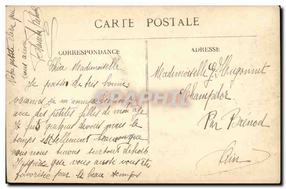 Charbonnières-les-Bains (Rhône) — Le Parc du Casino — éditeur : 1865 — Verso