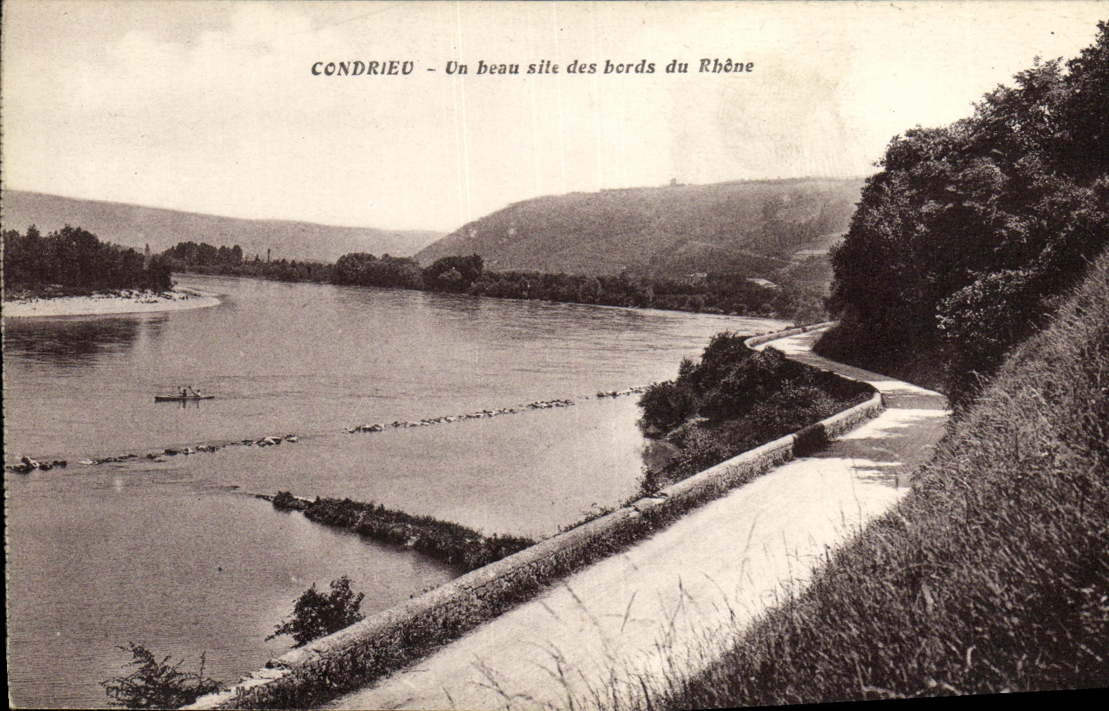 Condréou — Un beau site des bords du Rhône