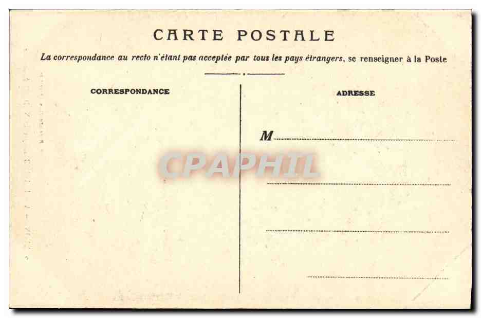 CPA Lyon Abside de la Basilique Nd de Fourviere — Verso