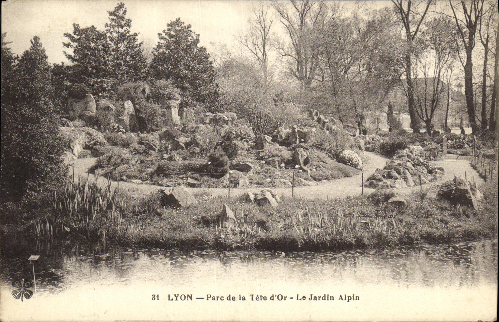 CPA Lyon Parc de la Tete d Or Jardin Alpin