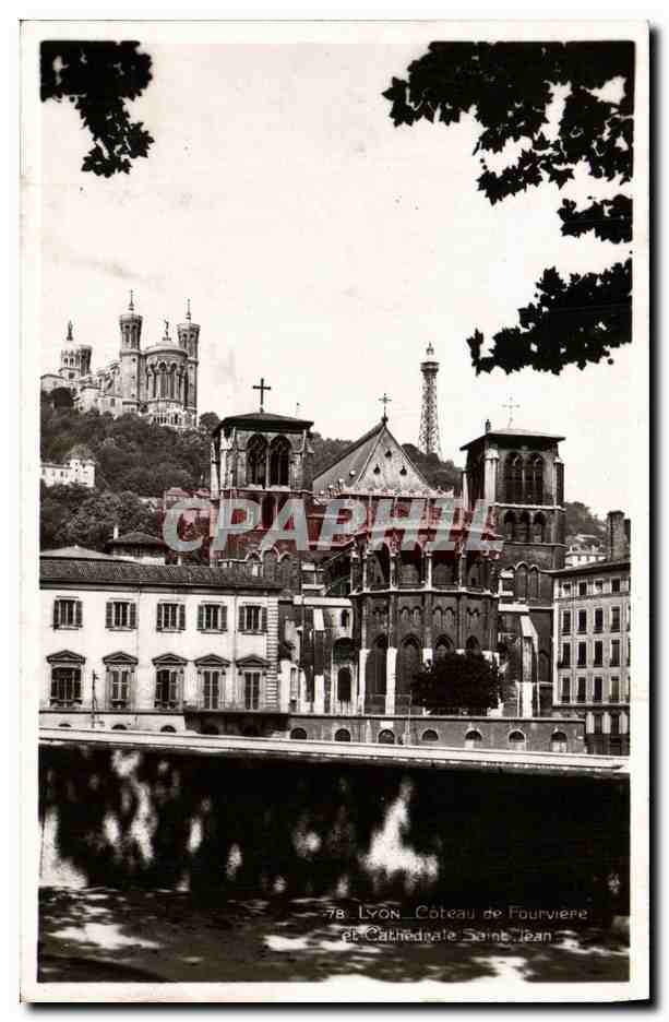 Lyon - Côteau de Fourvière et Cathédrale Saint-Jean — Édition Li Cigogne