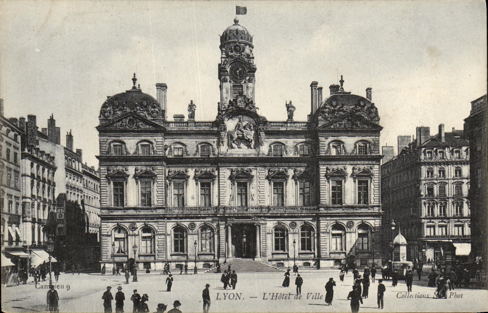 CPA Lyon L Hotel De Ville