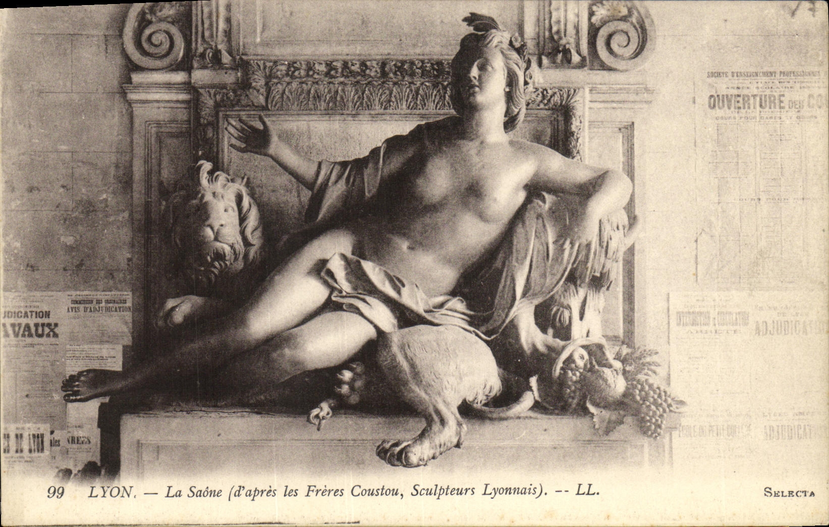 CPA Lyon La Saone Lion