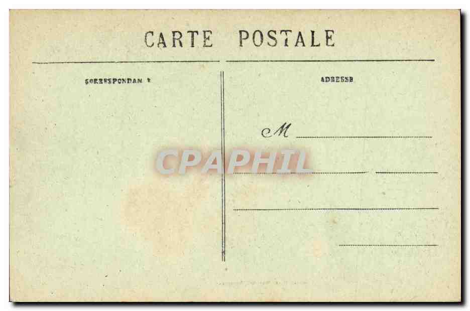 CPA Valognes Hemevez Le Chateau Facade Nord Ouest — Back
