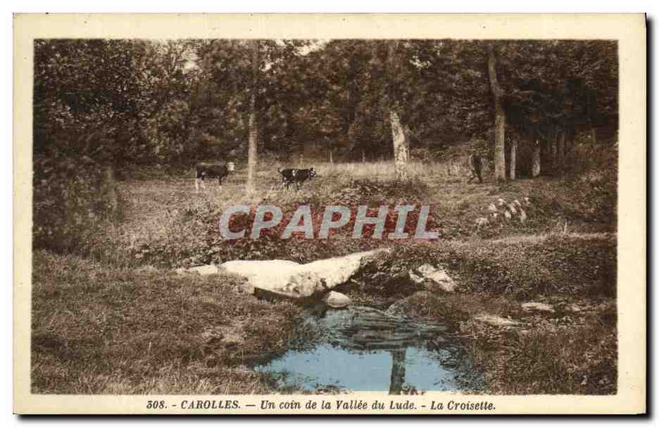 Carolles — Un coin de la Vallée du Lude — La Croisette — n° 508