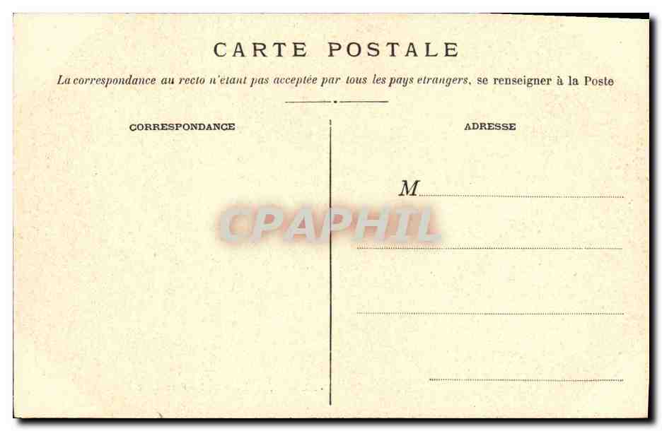 CPA Lyon Parc de la Tete d Or Cygnes — Verso