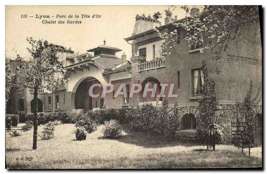 Lyon - Parc de la Tête d'Or - Chalet des Gardes — B.F. Verlag, Nr. 118
