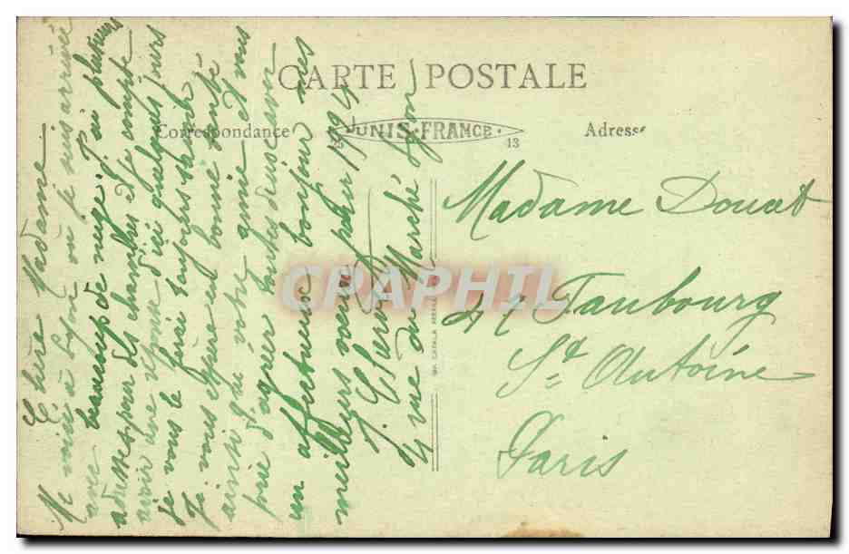 Lyon - Parc de la Tête d'Or - Chalet des Gardes — B.F. Verlag, Nr. 118 — Rückseite