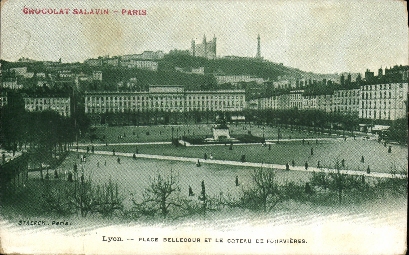 Lyon — Place Bellecour und Coteau de Fourvières — Staerck, Paris
