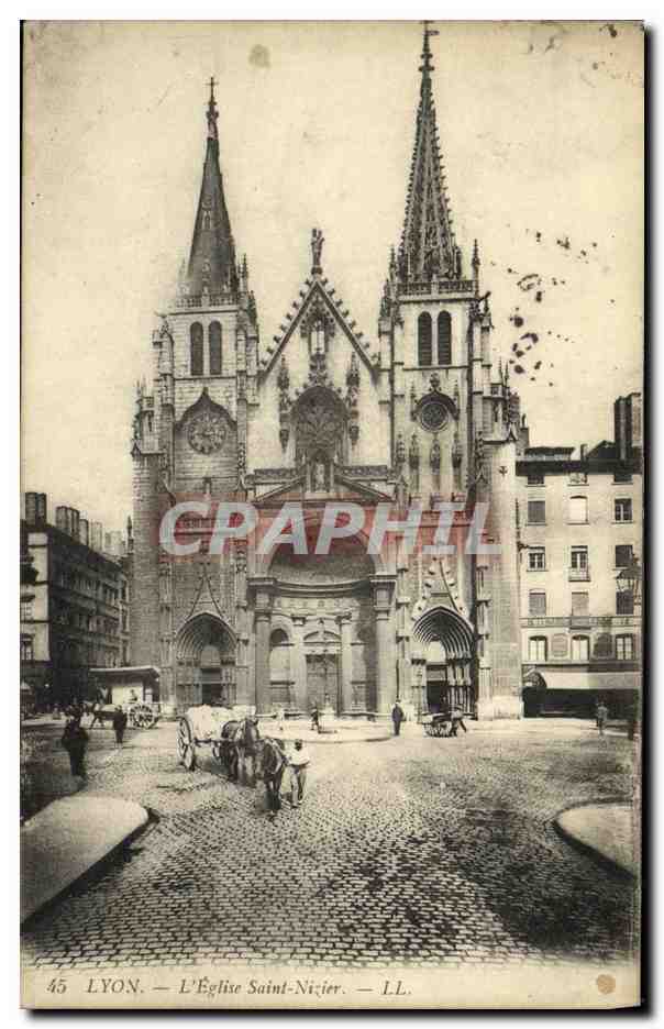 Lyon — Die Kirche Saint-Nizier — LL. n°45