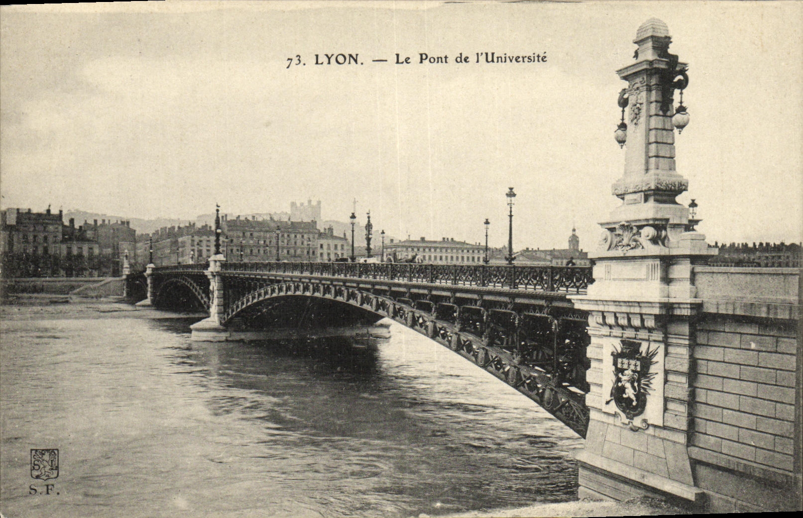CPA Lyon Le Pont de l Universite