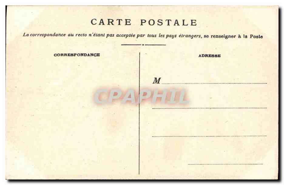 CPA Lyon Ancienne chapelle de ND de Fourviere Statue de l Immaculee Conception — Verso