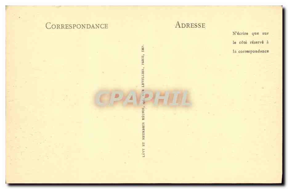 CPA Lyon Fourviere et Pension de Dames — Verso