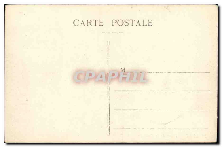 CPA Lyon Place de la Comedie — Rückseite