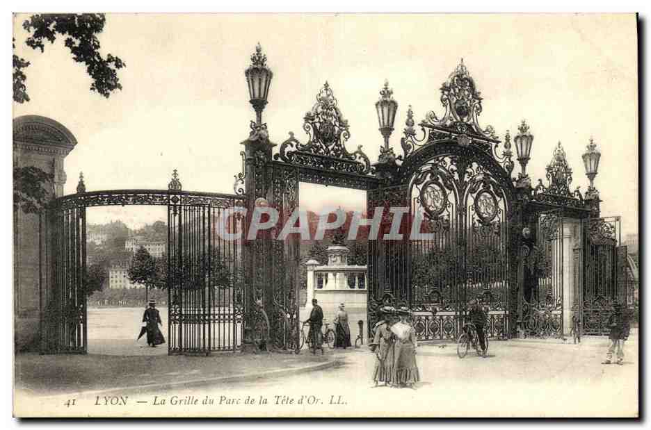LYON — Die Pforte des Parc de la Tête d'Or — LL. n°41
