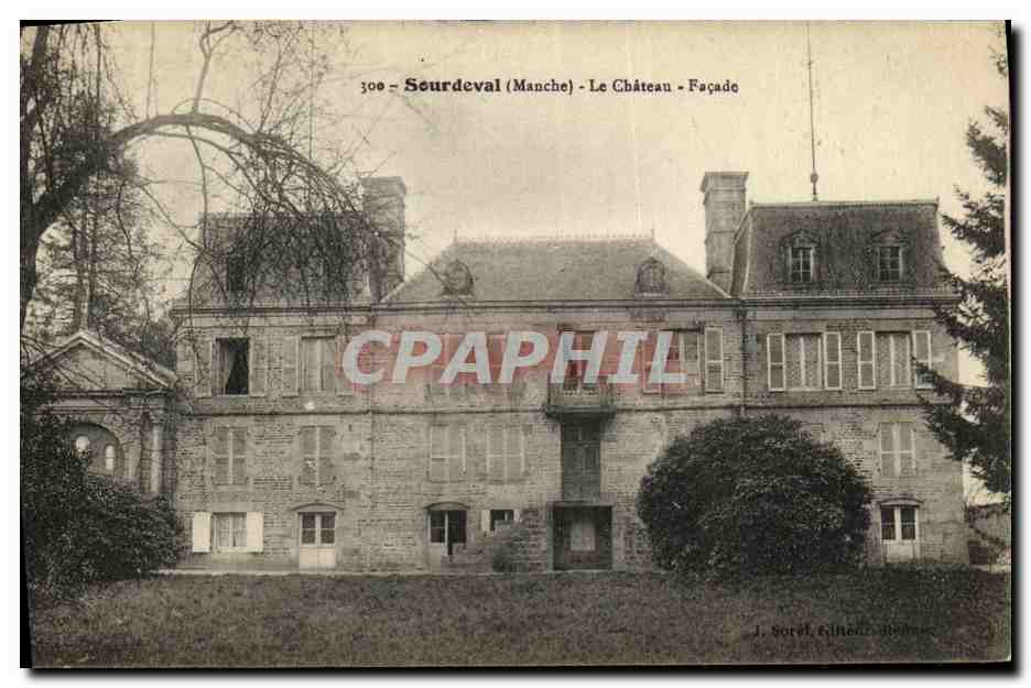 CPA Sourdeval Le Chateau Facade