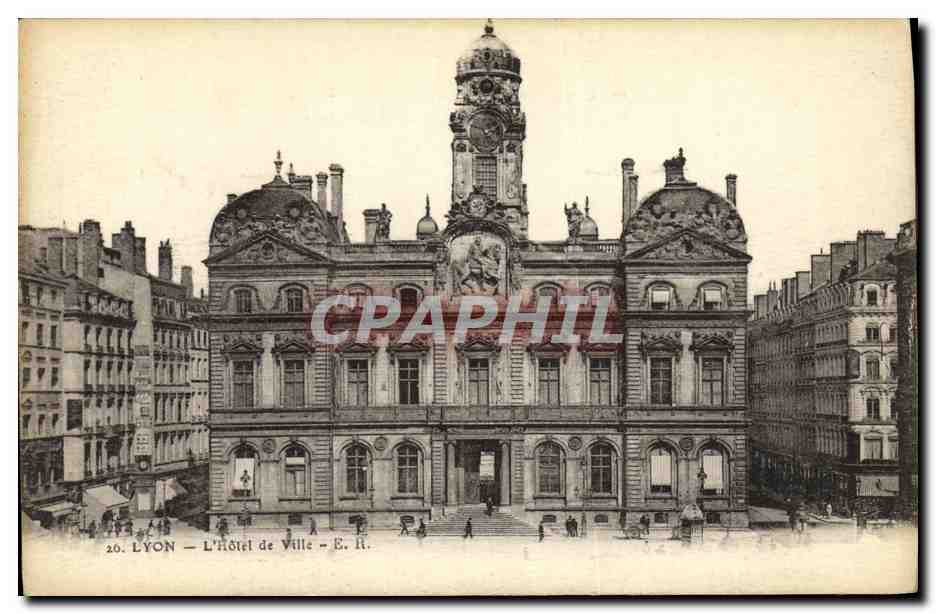 CPA Lyon L Hotel de Ville