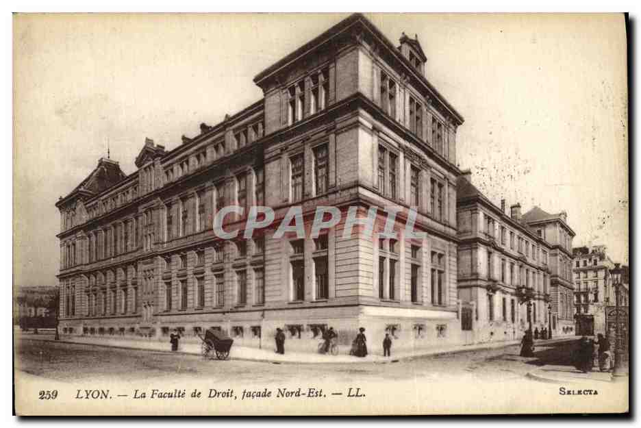 CPA Lyon La Faculte de Droit facade Nord Est