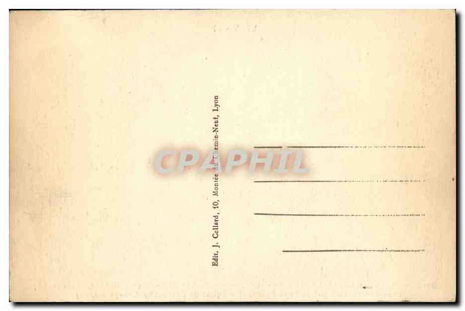 CPA Lyon Bsilique Saint Martin d Annay bel edifice roman du Xl e siecle — Back
