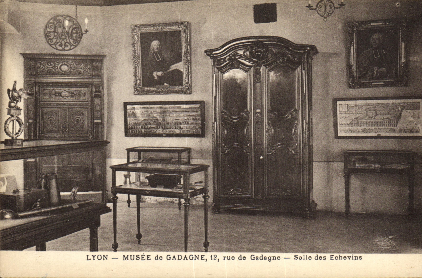 LYON — MUSÉE de GADAGNE, 12, rue de Gadagne — Salle des Echevins