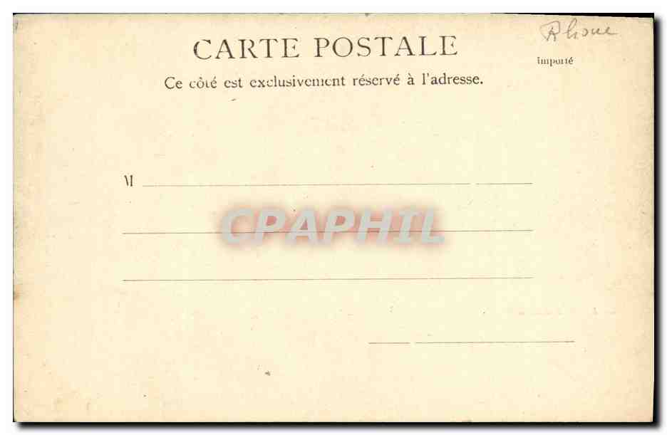 La Fontaine Bartholdi — Souvenir de Lyon — R. & J. D. 10189 Epina — Verso