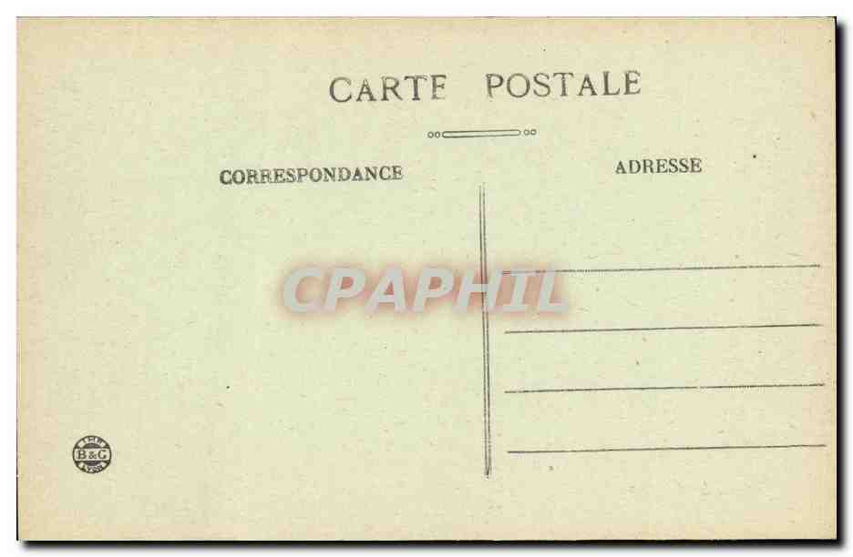 CPA Lyon La Place Bellecour et Coteau de Fourviere — Verso