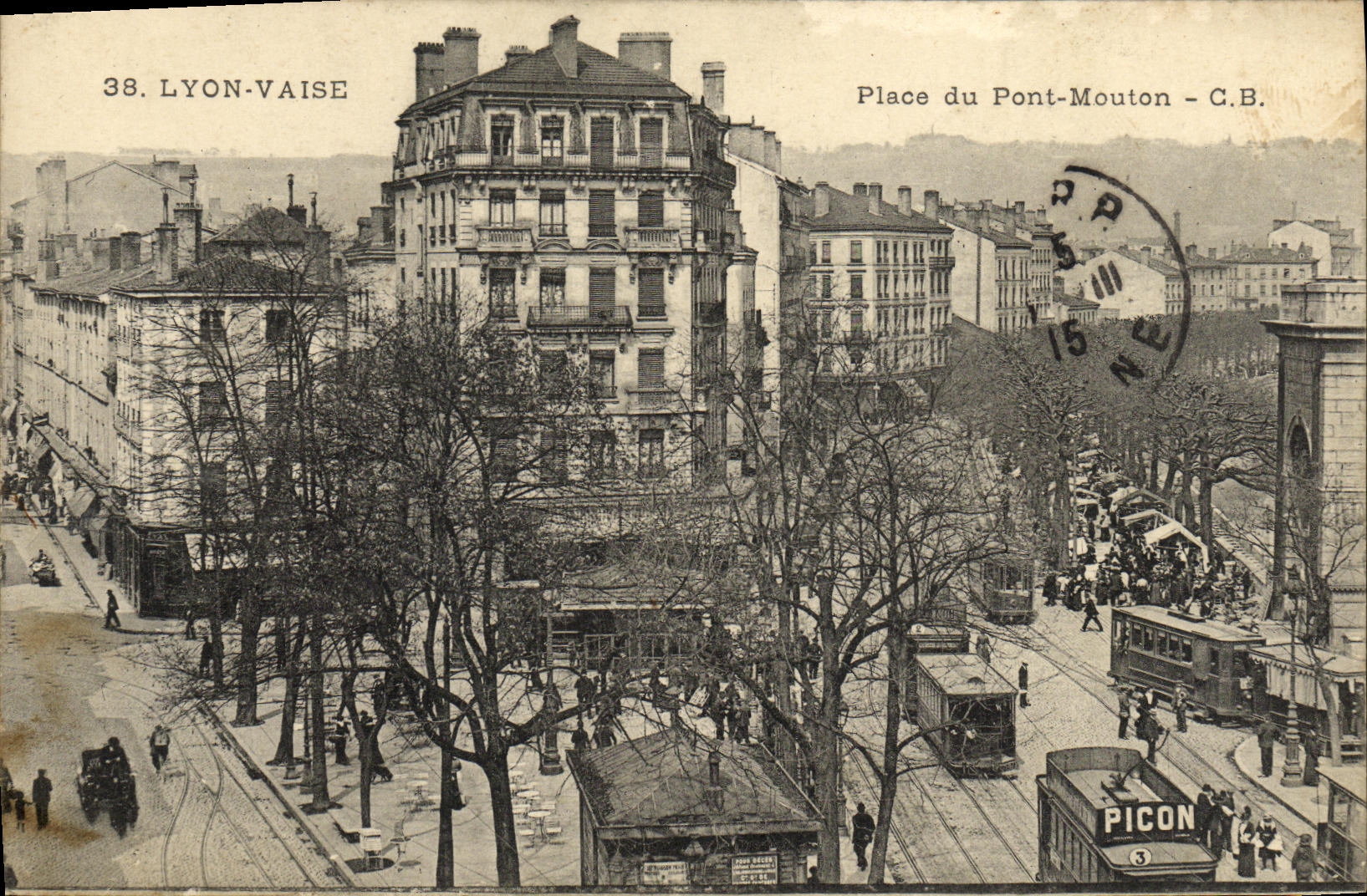 Place du Pont-Mouton — Lyon-Vaise — C.B. (C. B. Picon)