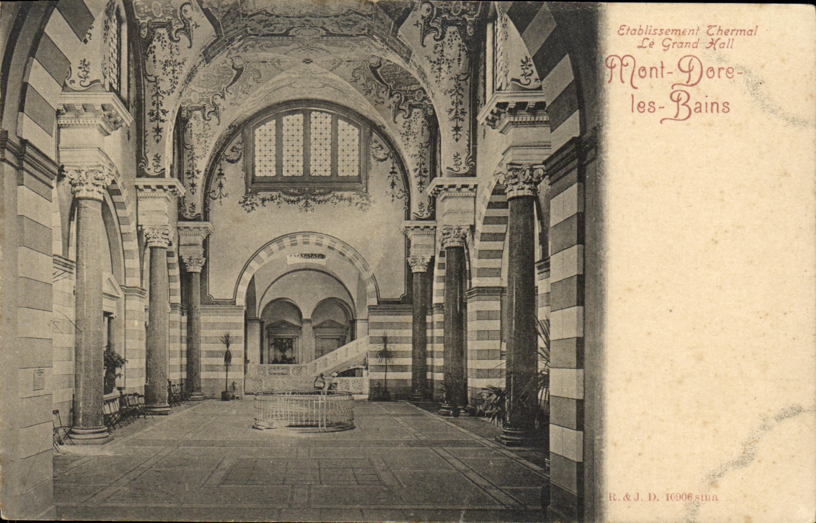 CPA Mont Dore Les Bains Etablissement thermal Le grand hall
